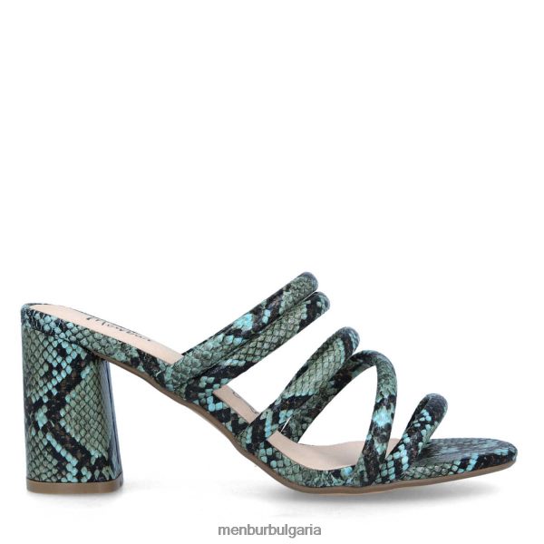 ежедневни шик обувки Menbur баски зелено Жени 086RR4280