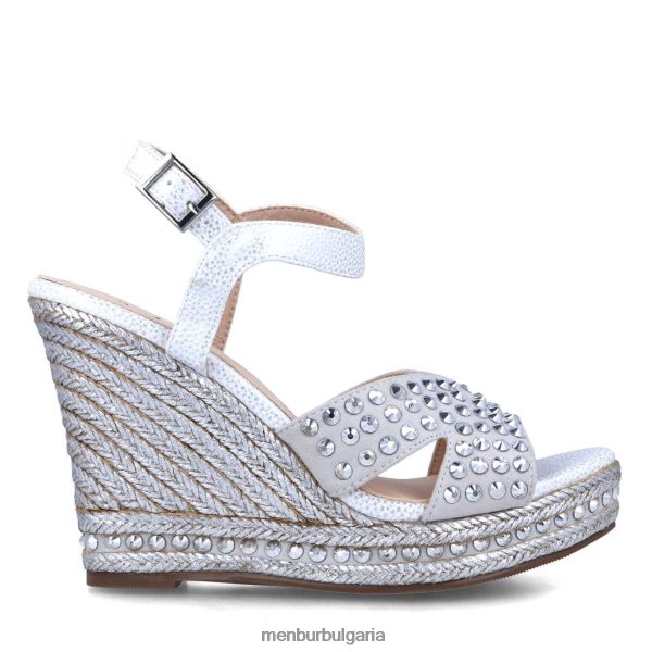 ежедневни шик обувки Menbur Бройл сребро Жени 086RR43076