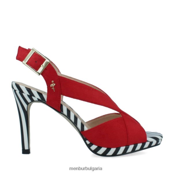 ежедневни шик обувки Menbur прегола червен Жени 086RR43104