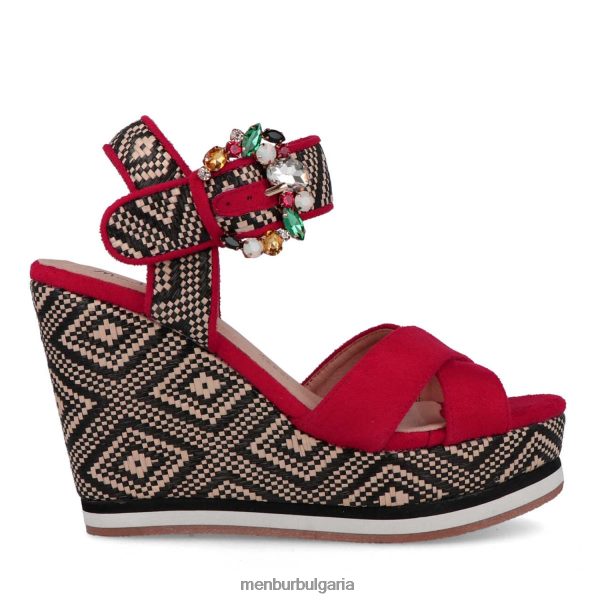 ежедневни шик обувки Menbur кастело червен Жени 086RR43192