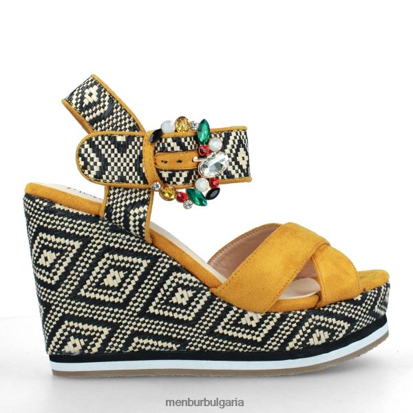 ежедневни шик обувки Menbur кастело жълто Жени 086RR43193