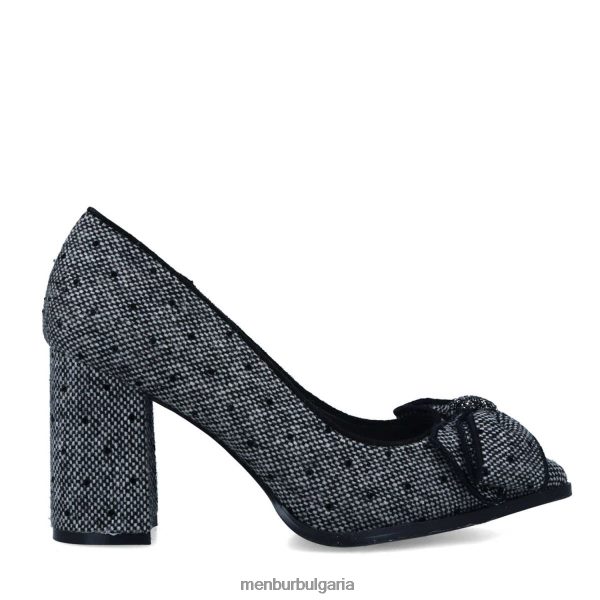 ежедневни шик обувки Menbur канавера черен Жени 086RR4409