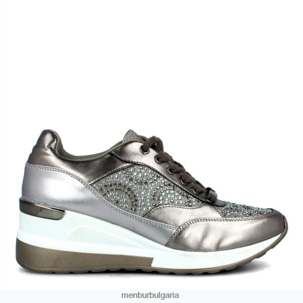 ежедневни шик обувки Menbur беломбра сиво Жени 086RR4418