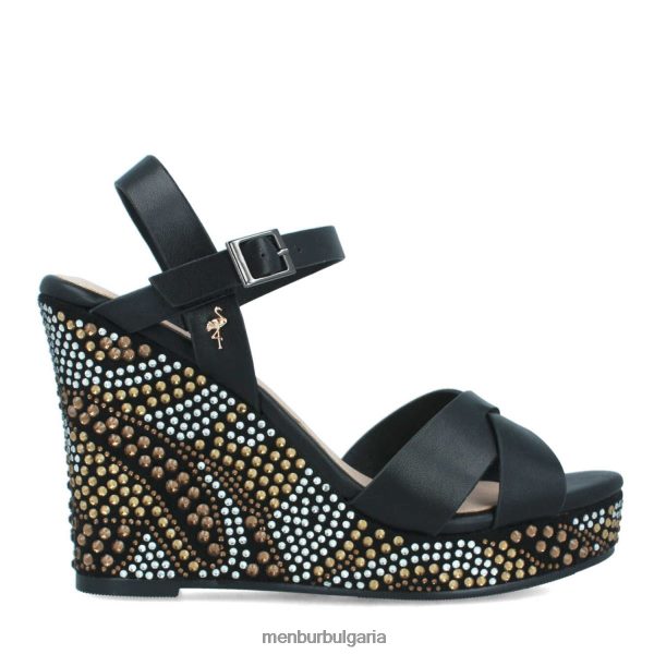 ежедневни шик обувки Menbur бирбеси черен Жени 086RR4546