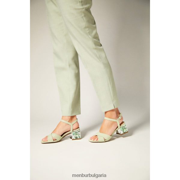 сандали Menbur корона бореалис зелено Жени 086RR42665