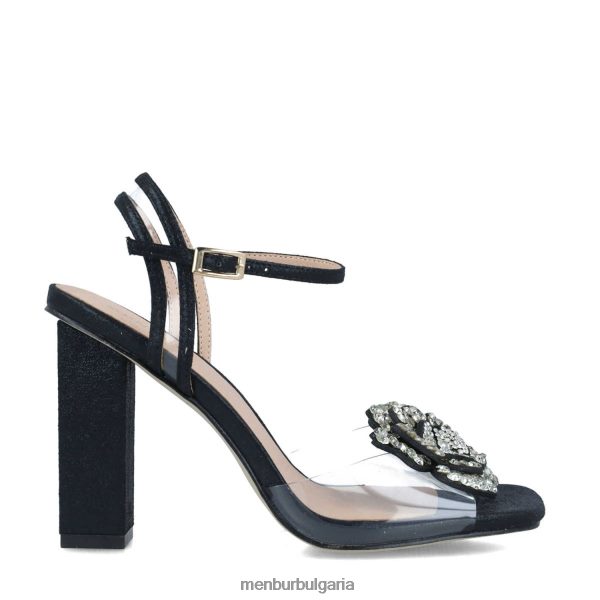 сандали Menbur ретикулум черен Жени 086RR42868