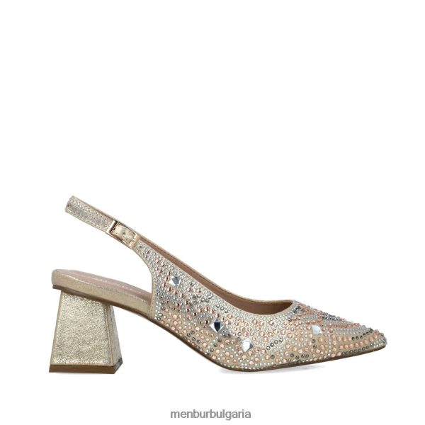 средни и ниски токчета Menbur процион злато Жени 086RR41611
