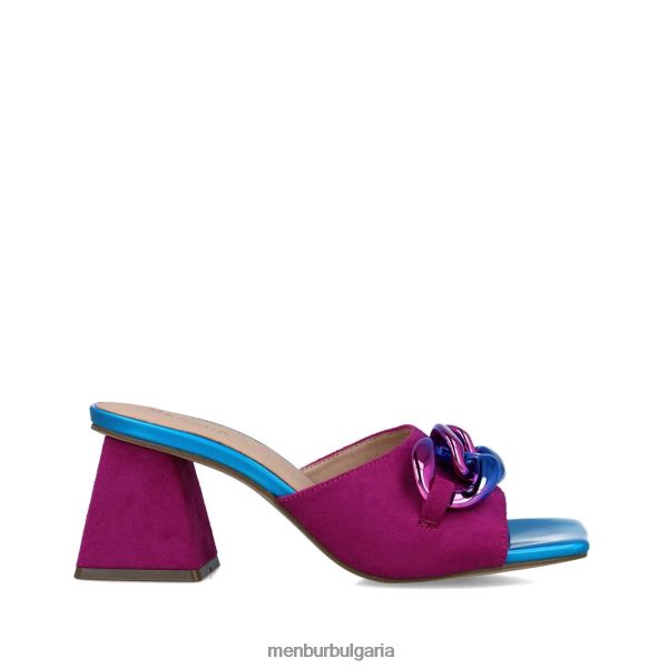 средни и ниски токчета Menbur ретикули виолетово Жени 086RR41612