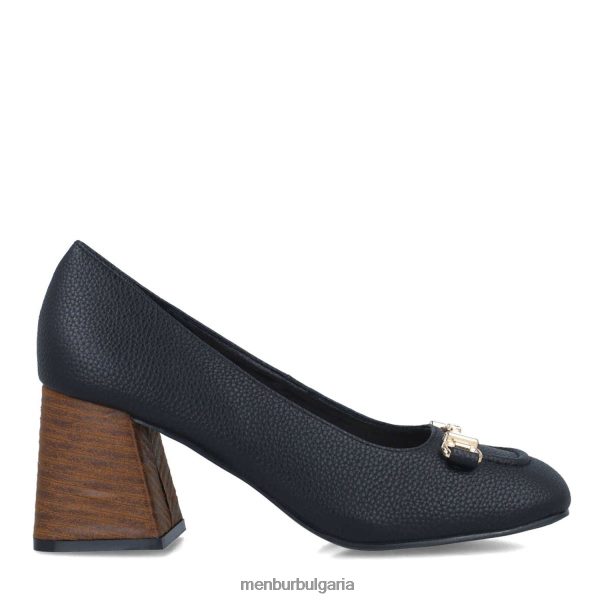 средни и ниски токчета Menbur корал черен Жени 086RR41633