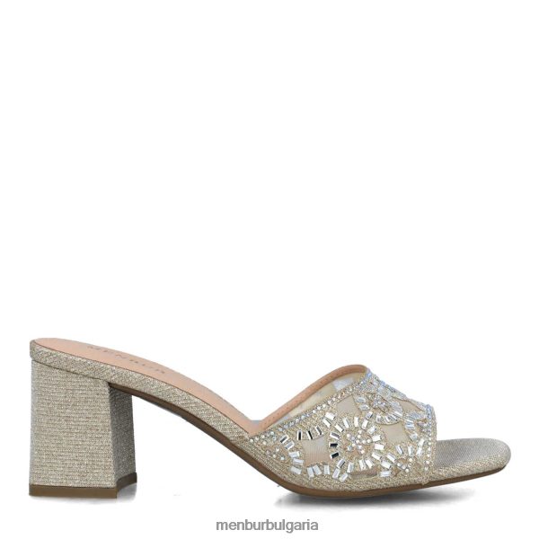 средни и ниски токчета Menbur хамбергита злато Жени 086RR41646