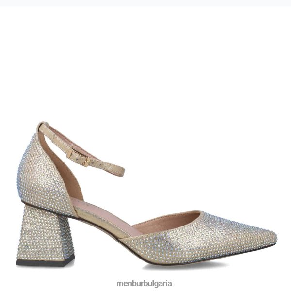 средни и ниски токчета Menbur флуорита злато Жени 086RR41662