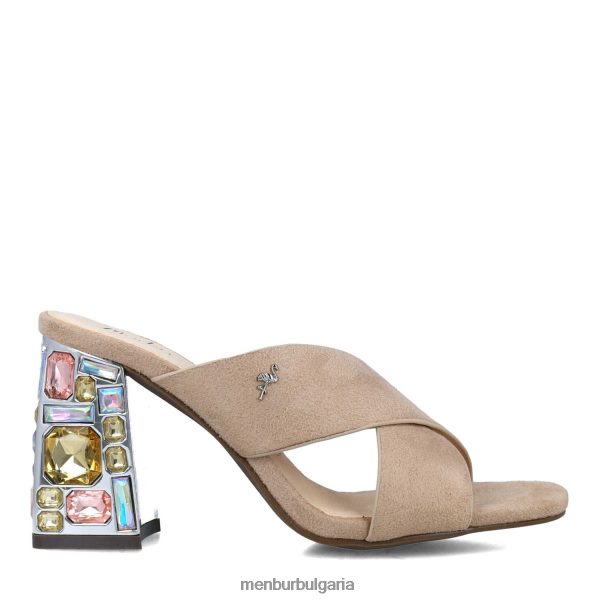 средни и ниски токчета Menbur евдемония бежово Жени 086RR41713