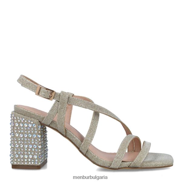 средни и ниски токчета Menbur нете злато Жени 086RR41715
