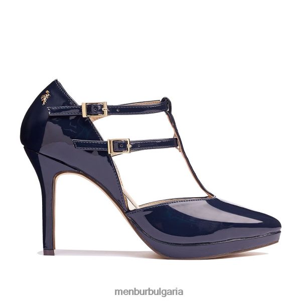 средни и ниски токчета Menbur изтекъл тъмно синьо Жени 086RR41803