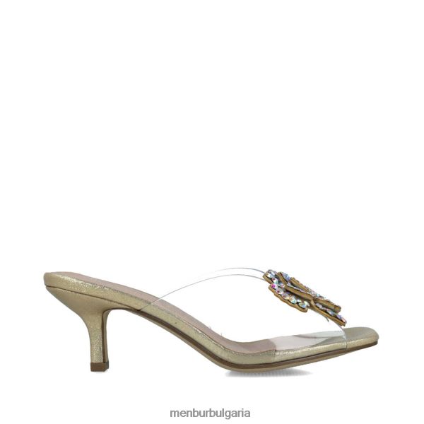 средни и ниски токчета Menbur ретикулум злато Жени 086RR45537