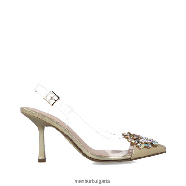 средни и ниски токчета Menbur ретикулум злато Жени 086RR45559