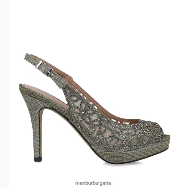 средни и ниски токчета Menbur канопус сиво Жени 086RR45573