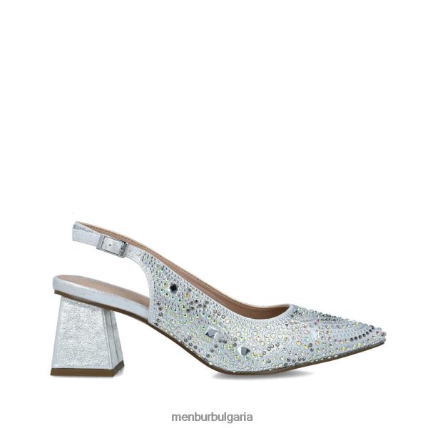 средни и ниски токчета Menbur процион сребро Жени 086RR45582