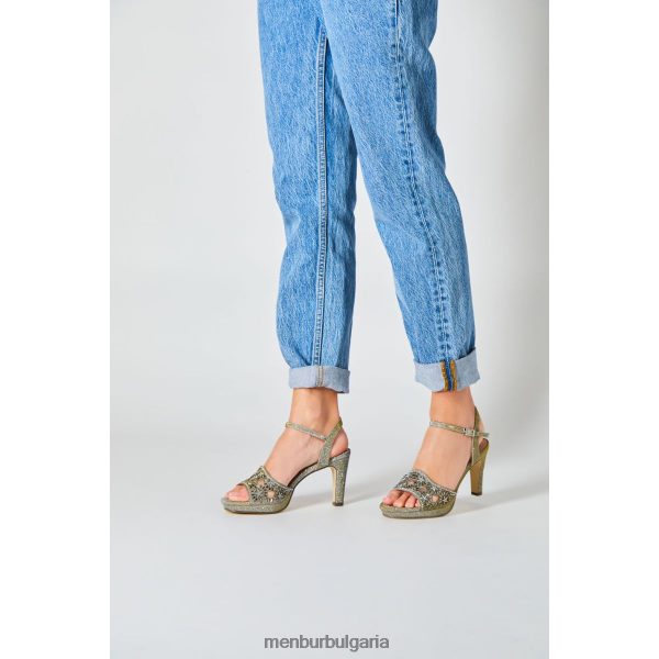 средни и ниски токчета Menbur хамбергита сиво Жени 086RR45602