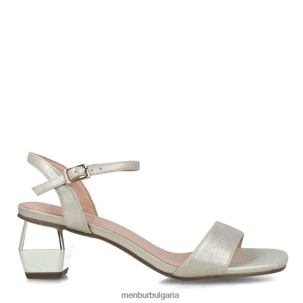 средни и ниски токчета Menbur авантюрита злато Жени 086RR45670