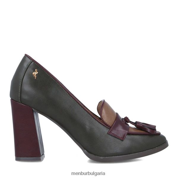 средни и ниски токчета Menbur винка червен Жени 086RR45874