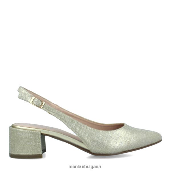 средни и ниски токчета Menbur изонцо злато Жени 086RR45906