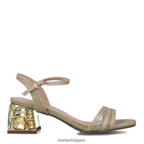 средни и ниски токчета Menbur moldavita злато Жени 086RR41654