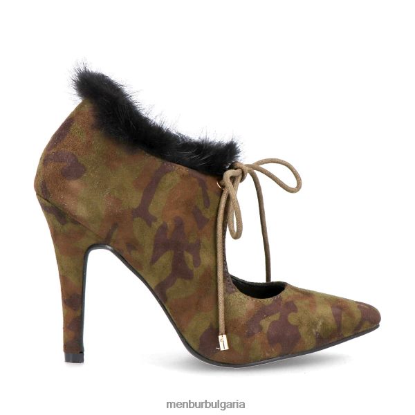 средни и ниски токчета Menbur taurano зелено Жени 086RR42202