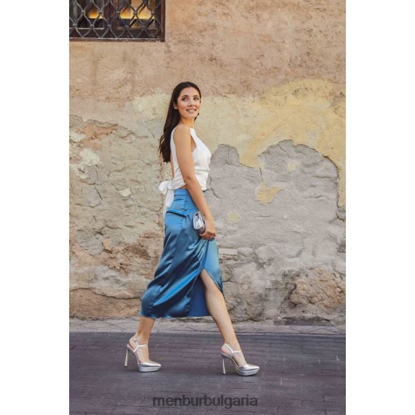 високи токчета Menbur австралия сребро Жени 086RR43727