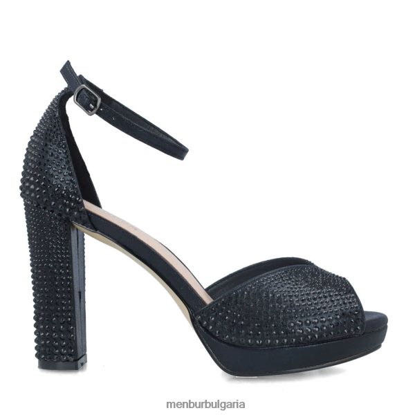 високи токчета Menbur агумарина черен Жени 086RR43871