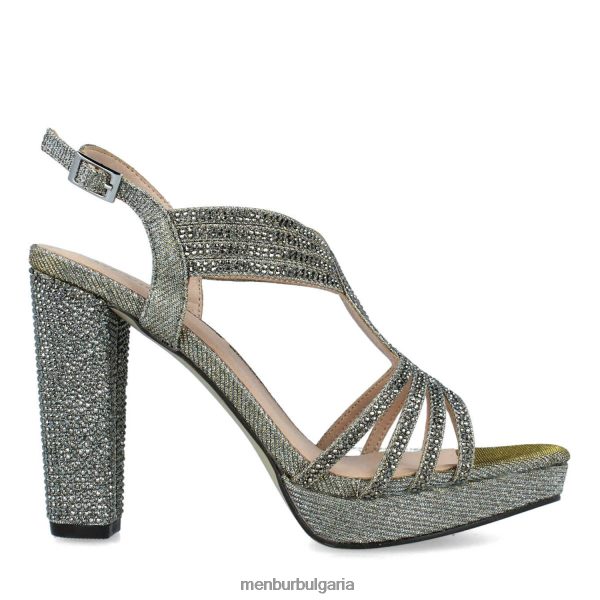 високи токчета Menbur ansed сиво Жени 086RR44069