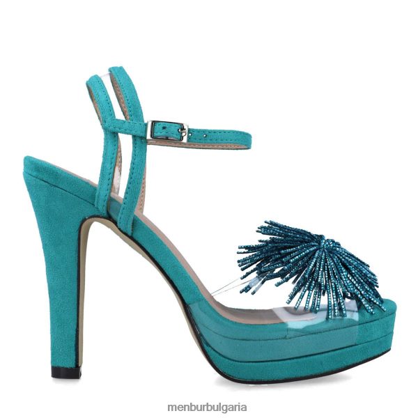 високи токчета Menbur азат azul medio Жени 086RR44819