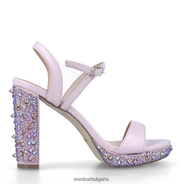 високи токчета Menbur borgiallo грим розово Жени 086RR45361