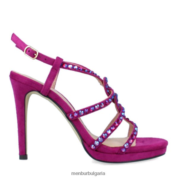 високи токчета Menbur borgosatollo виолетово Жени 086RR41251