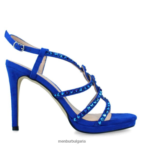 високи токчета Menbur borgosatollo azul medio Жени 086RR44905