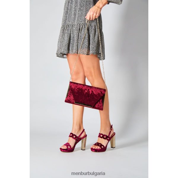 високи токчета Menbur nuummita червен Жени 086RR43844