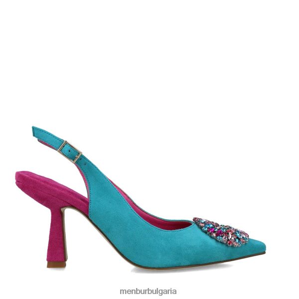 високи токчета Menbur sagittae azul medio Жени 086RR45144